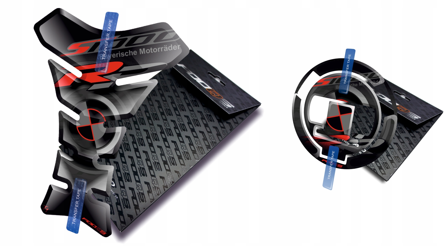 TANK-PAD + CAP-PAD od FOOQS pre BMW S-1000-RR