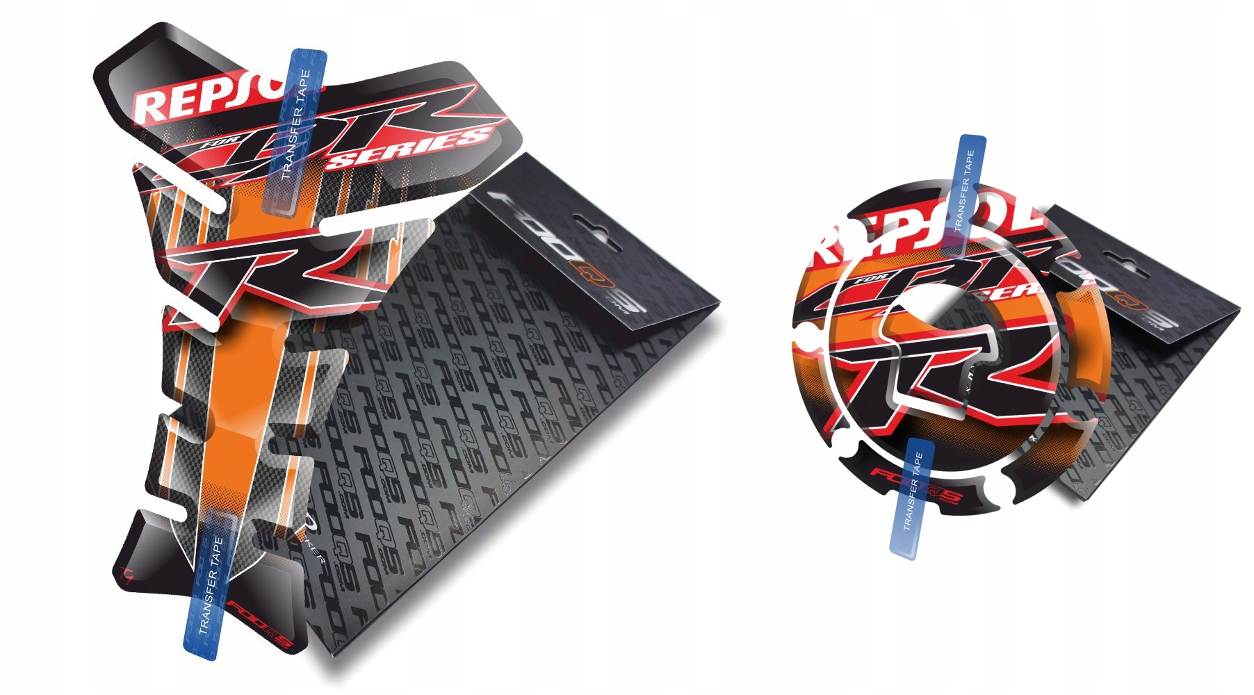 TANK-PAD + CAP-PAD od FOOQS pre HONDA CBR REPSOL