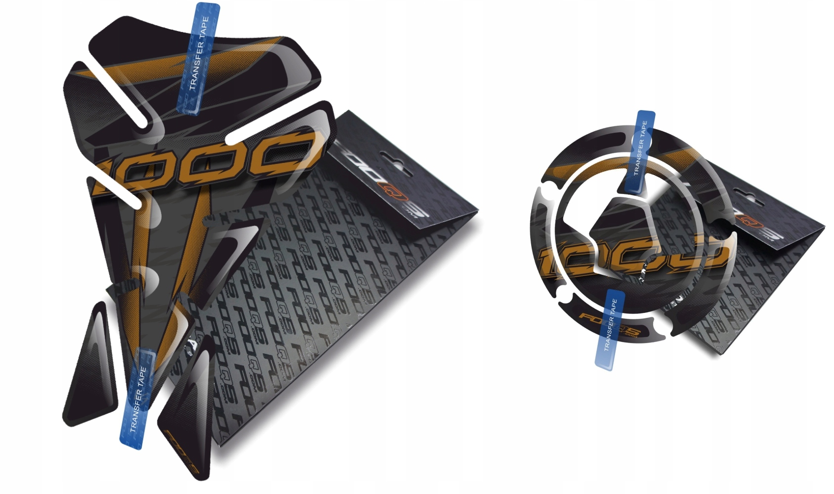 TANK-PAD + CAP-PAD od FOOQS pre KAWASAKI Z-1000