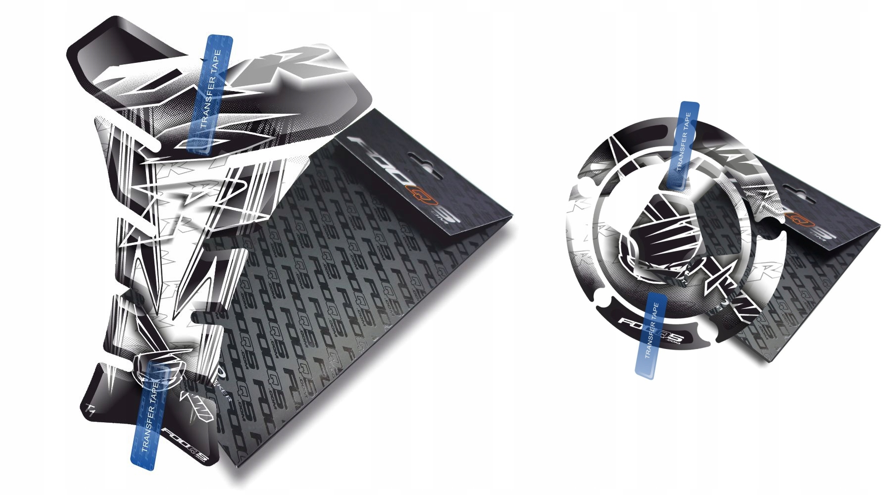 TANK-PAD + CAP-PAD od FOOQS pre KAWASAKI ZX-6-R