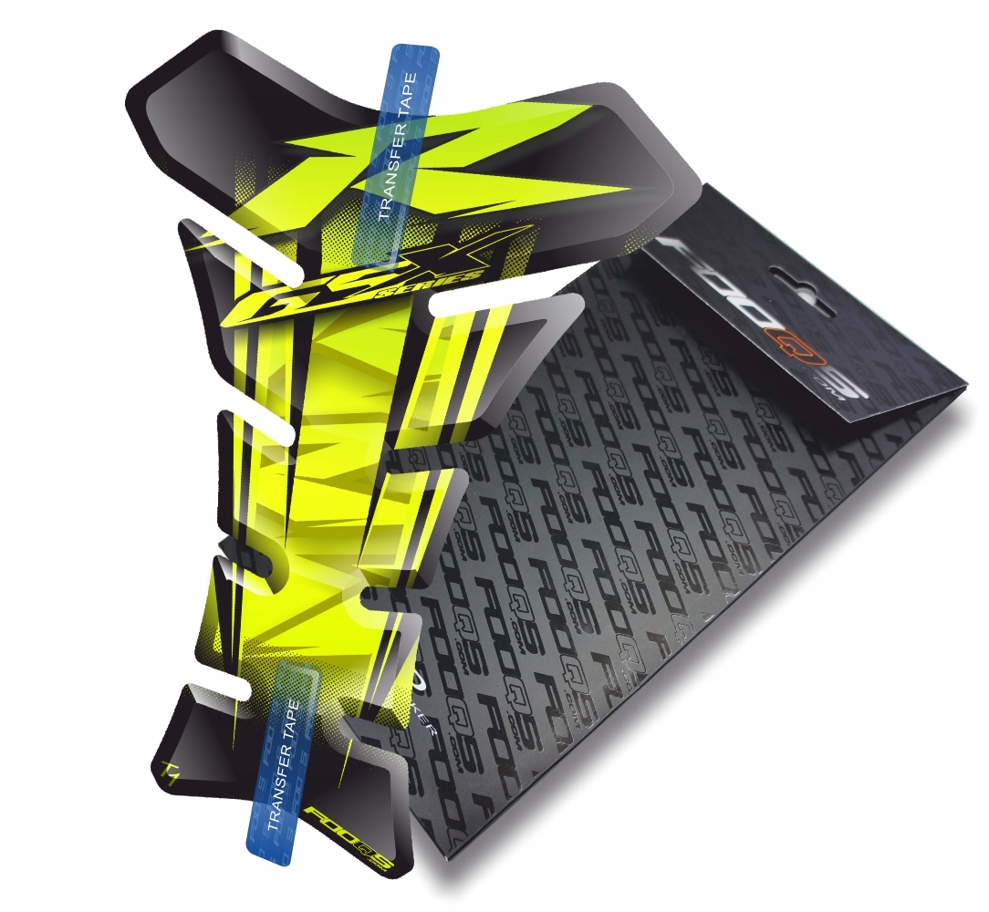FOOQY TANK-PAD pre SUZUKI GSX-R-600-750-1000 FLUO