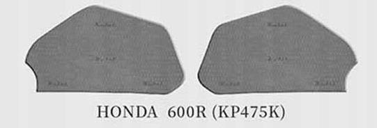 NÁDOBKA / NÁDRŽE GRIPY KEITI HONDA 600 R ČIERNE