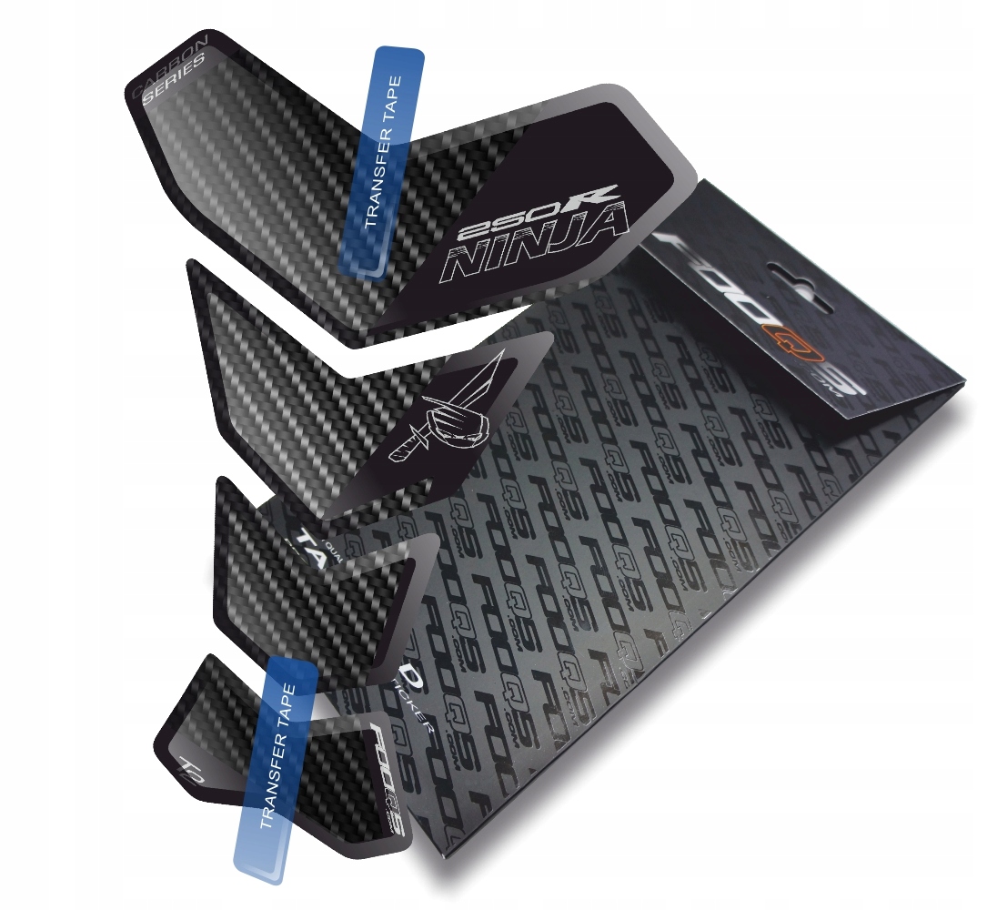 TANK-PAD od FOOQS KAWASAKI NINJA 250-R CARBON