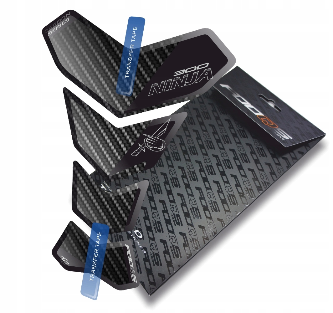TANK-PAD od FOOQS KAWASAKI NINJA 300 CARBON