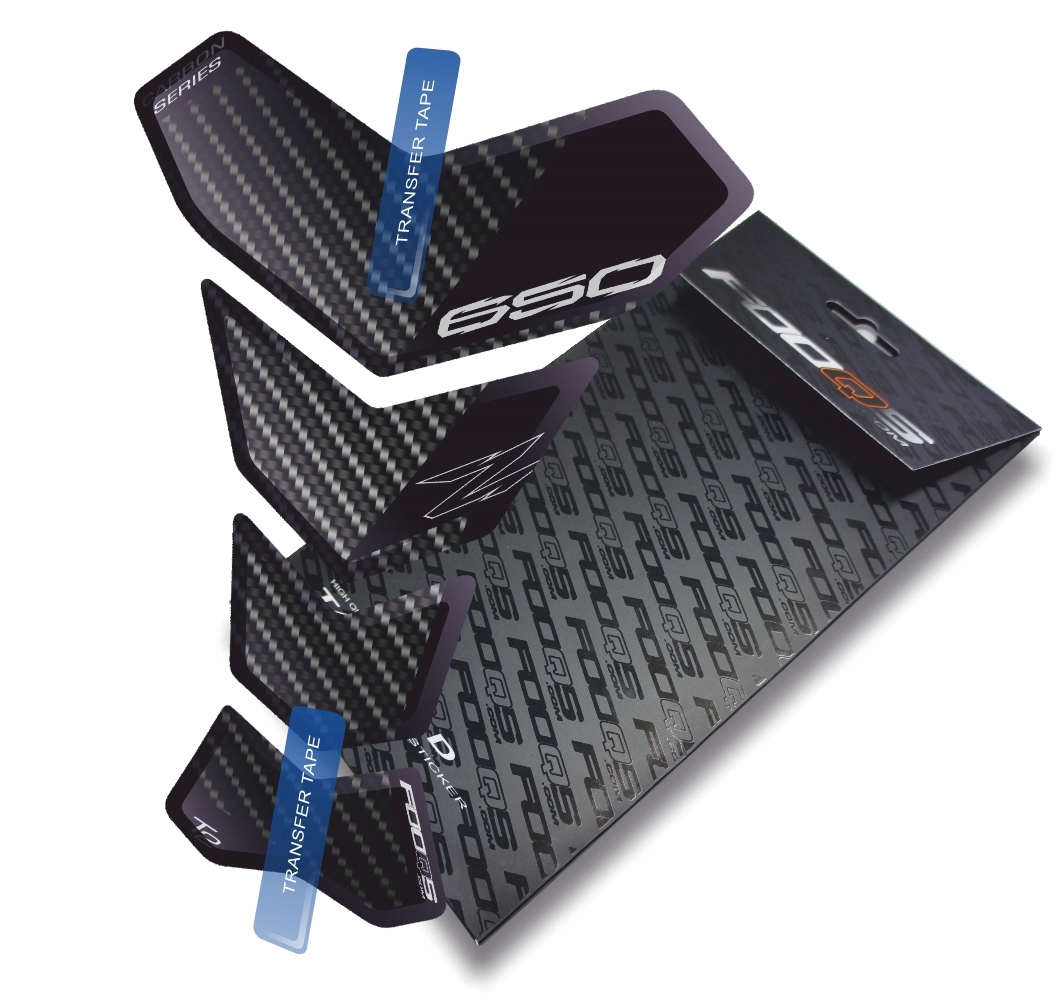 TANK-PAD od FOOQS KAWASAKI Z-650 CARBON CARBON