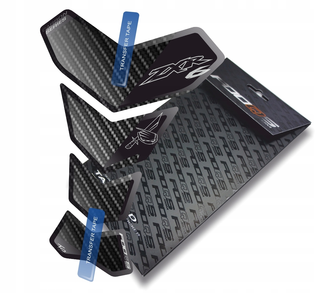 TANK-PAD od FOOQS KAWASAKI ZX-6-R CARBON CARBON