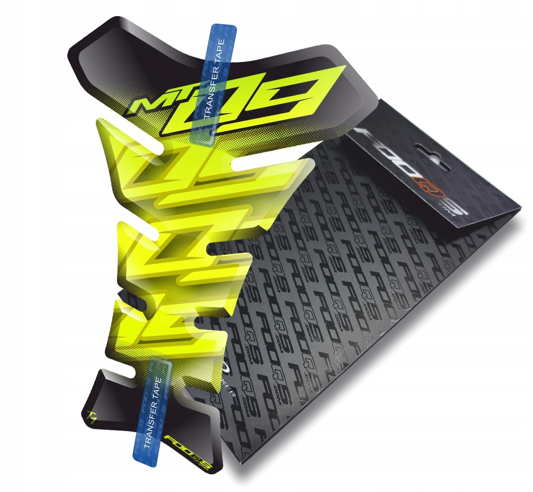 TANK-PAD od FOOQS pre YAMAHA MT-09 FLUO