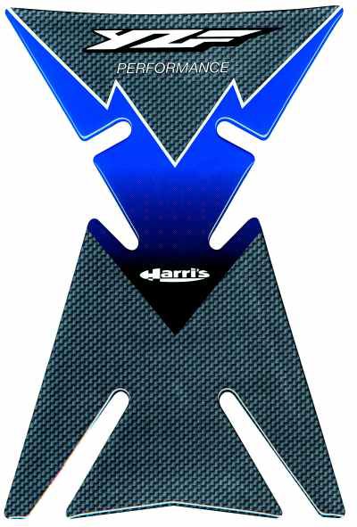 NÁLEPKA S UHLÍKOM TANKPAD HARRIS YAMAHA YZF