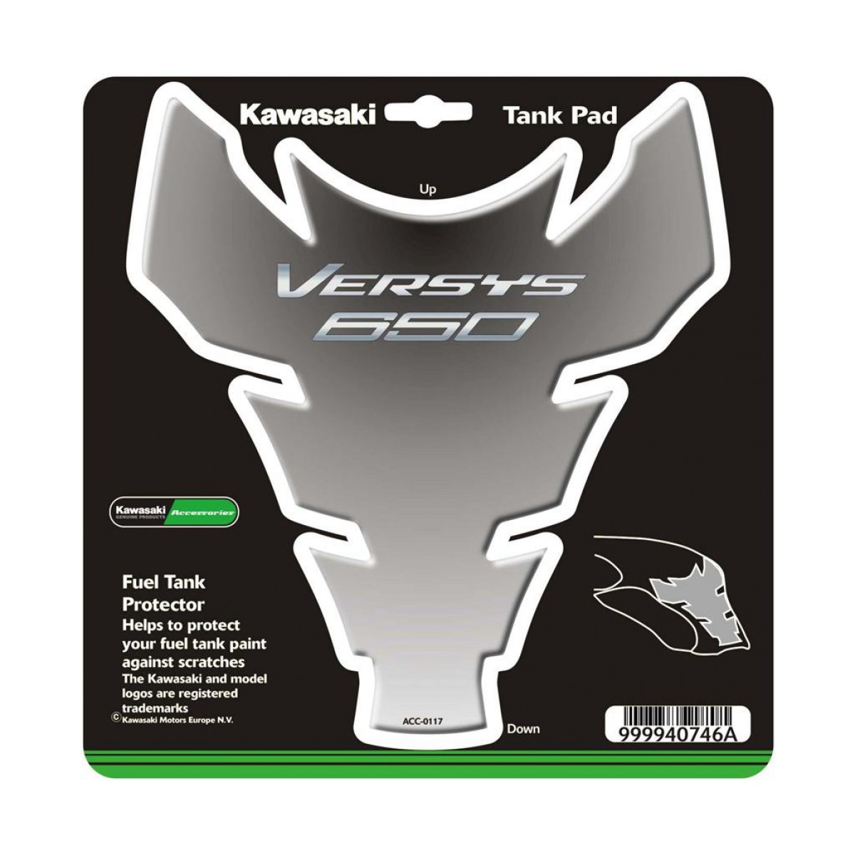 TANKPAD Kawasaki pre motocykel VERSYS 650 Wawa