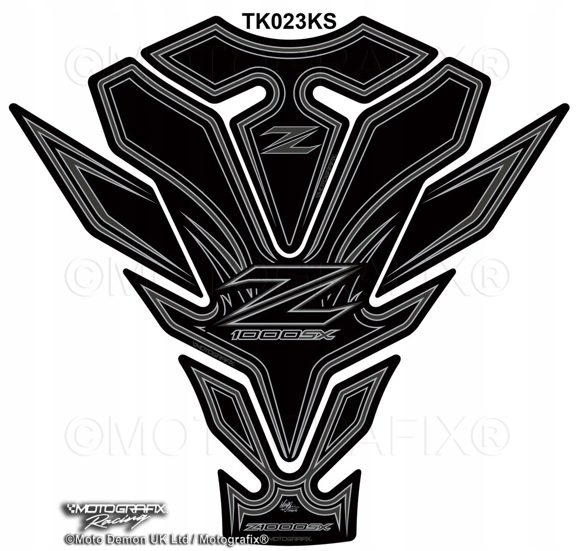 TANKPAD DECAL Kawasaki Z1000SX motografix