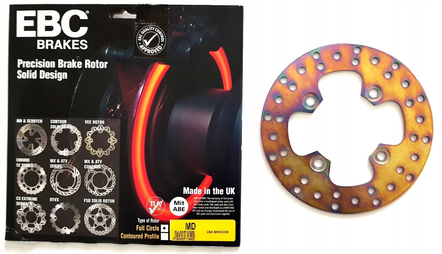 PREDNÝ DISK KAWASAKI KVF 650 700 750 BRUTE FORCE