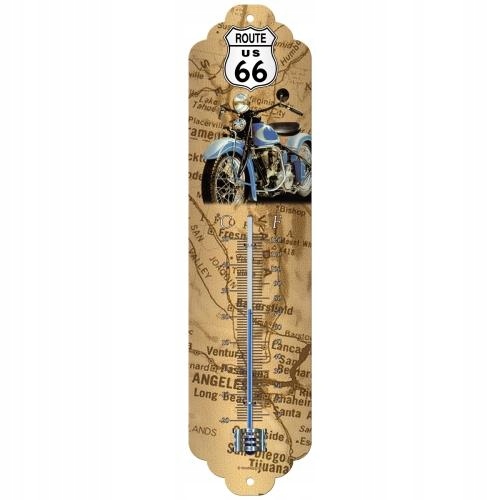 MAPA MOTOCYKLU TEPLOMERU ROUTE 66 PRE RETRO VENTILÁTOR
