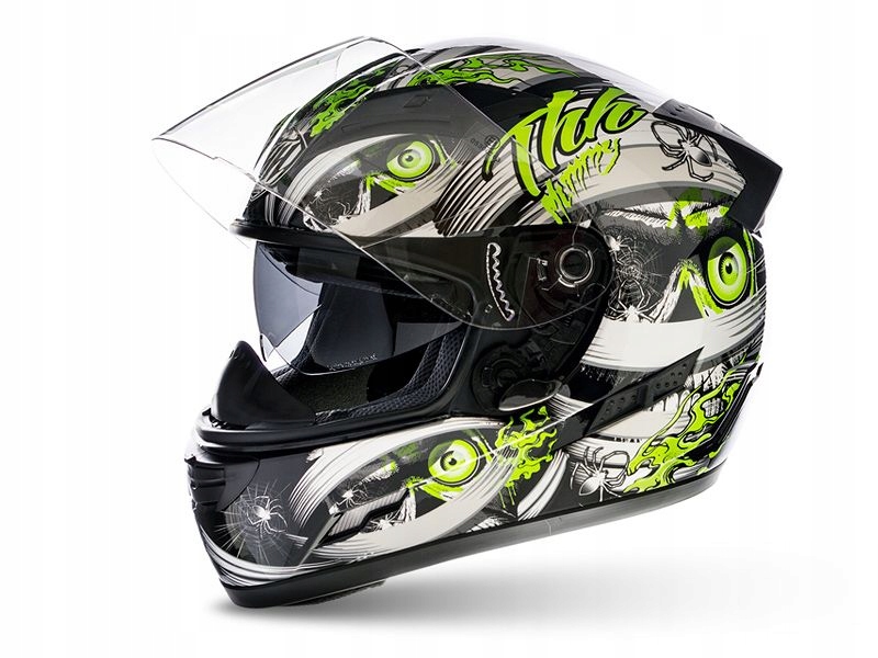 Motocyklová prilba THH TS-80 Mummy green FLUO