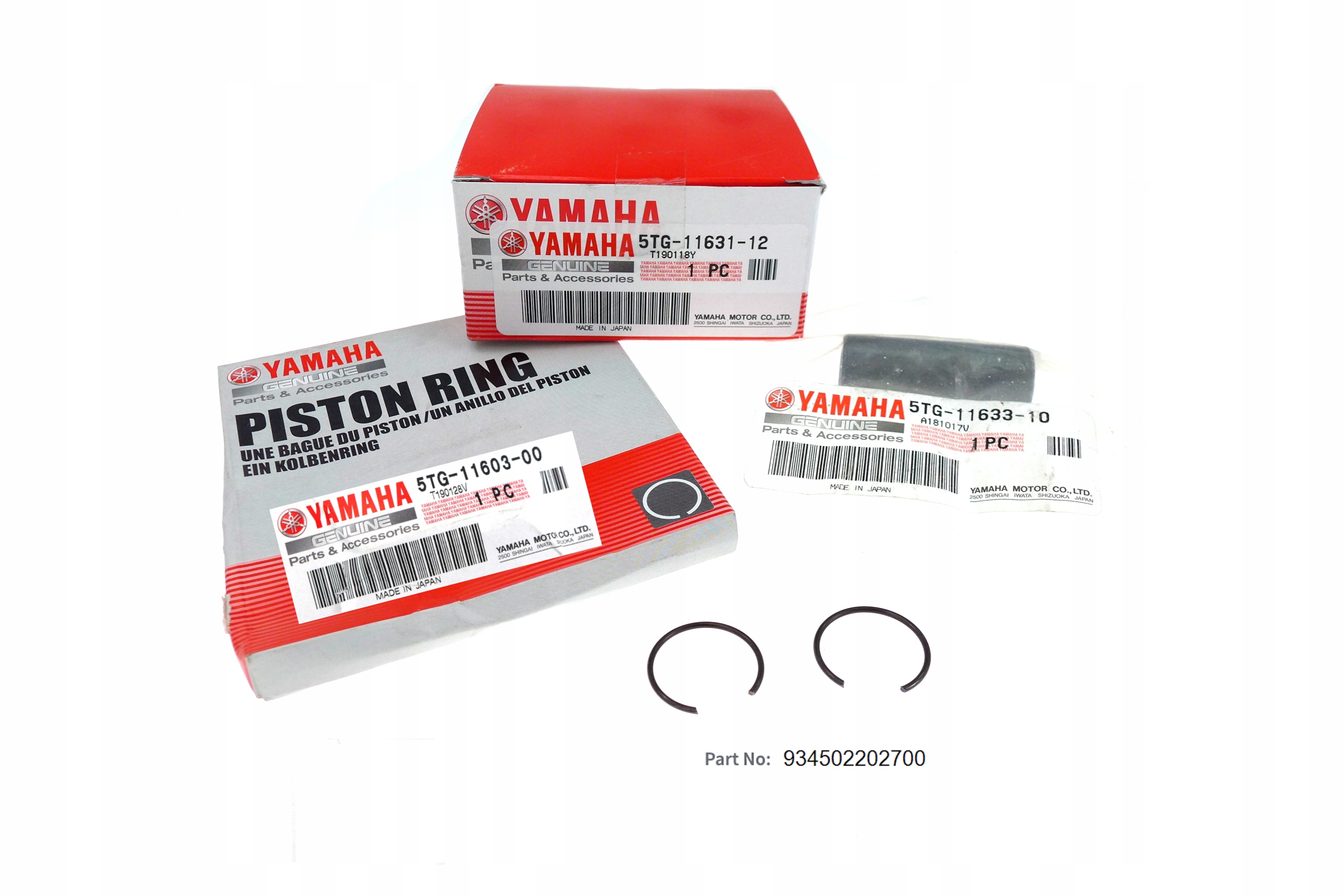 SADA PIESTOV KPL. YAMAHA YFZ 450 R OEM