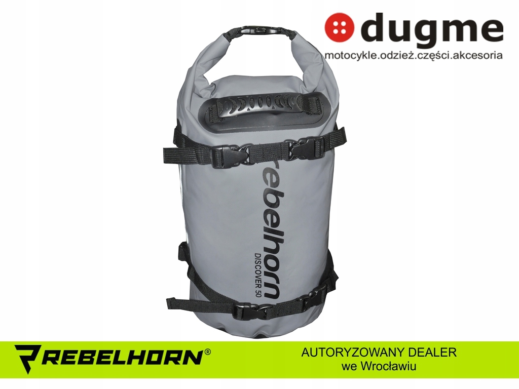 REBELHORN ROLLBAG DISCOVER50 ŠEDÝ 50L