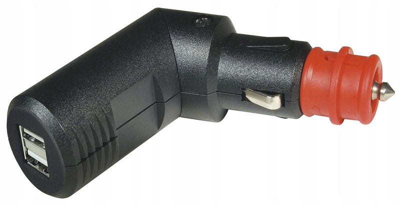 TOURATECH USB DOUBLE CHARGER, 12 V / 5 V, 2 x 2,