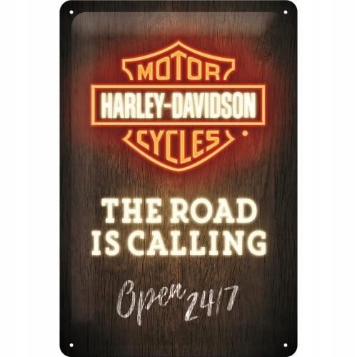 Kovová plagátová doska 20x30cm Harley Davidson