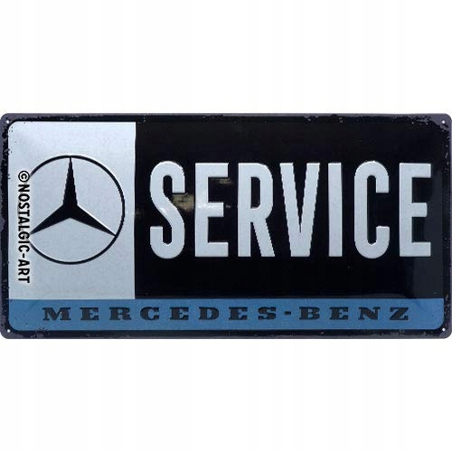 Kovová plagátová doska 50x25cm Mercedes-Benz