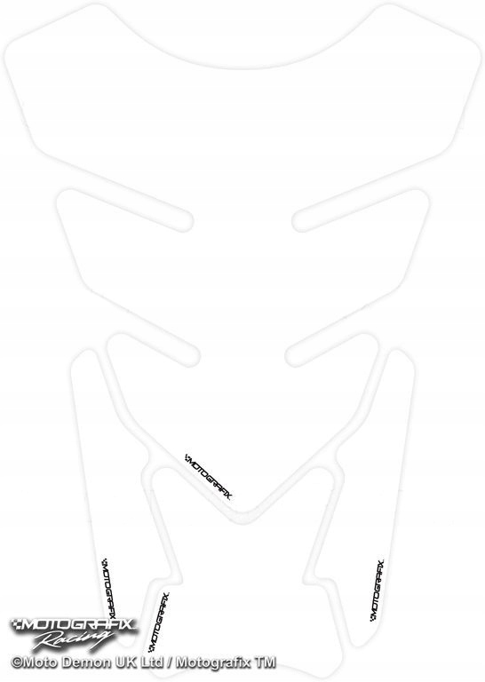 Tanková vložka Motografix Plain Quadra 3D transparentná