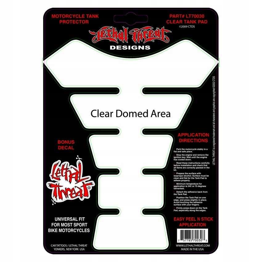 Tankpad Lethal Threat LT70030 Clear View Suzuki