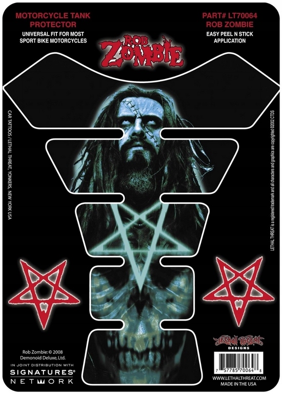 Tankpad Lethal Threat LT70064 Rob Zombie Pentagram