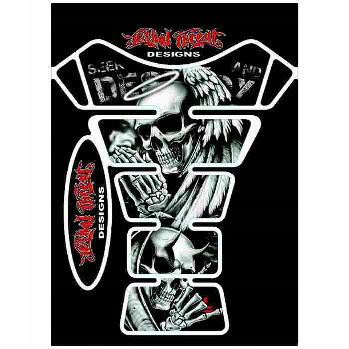 Tankpad Lethal Threat LT70136 Angel Devil Skull R6