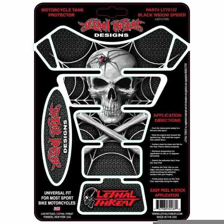 Tankpad Lethal Threat LT70137 Black Widows Spider