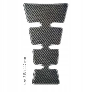 Tankpad PRINT univerzálny GOLD v tvare karbónu