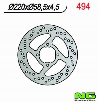 Zadný disk so šunkou YAMAHA YFS 200 BLASTER R (03-06)