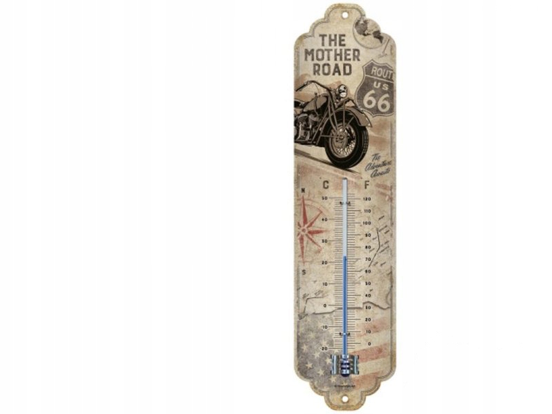 Vnútorný teplomer na bicykel Route 66 MAP ako darček