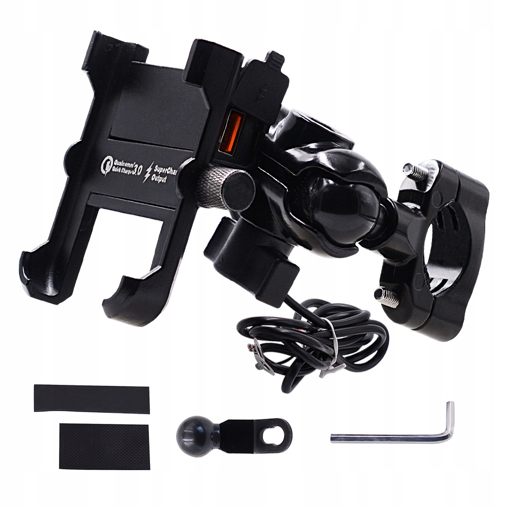 MONTÁŽ NA MOTOCYKLE PRE NABÍJAČKU USB TELEFÓNU QC3.0