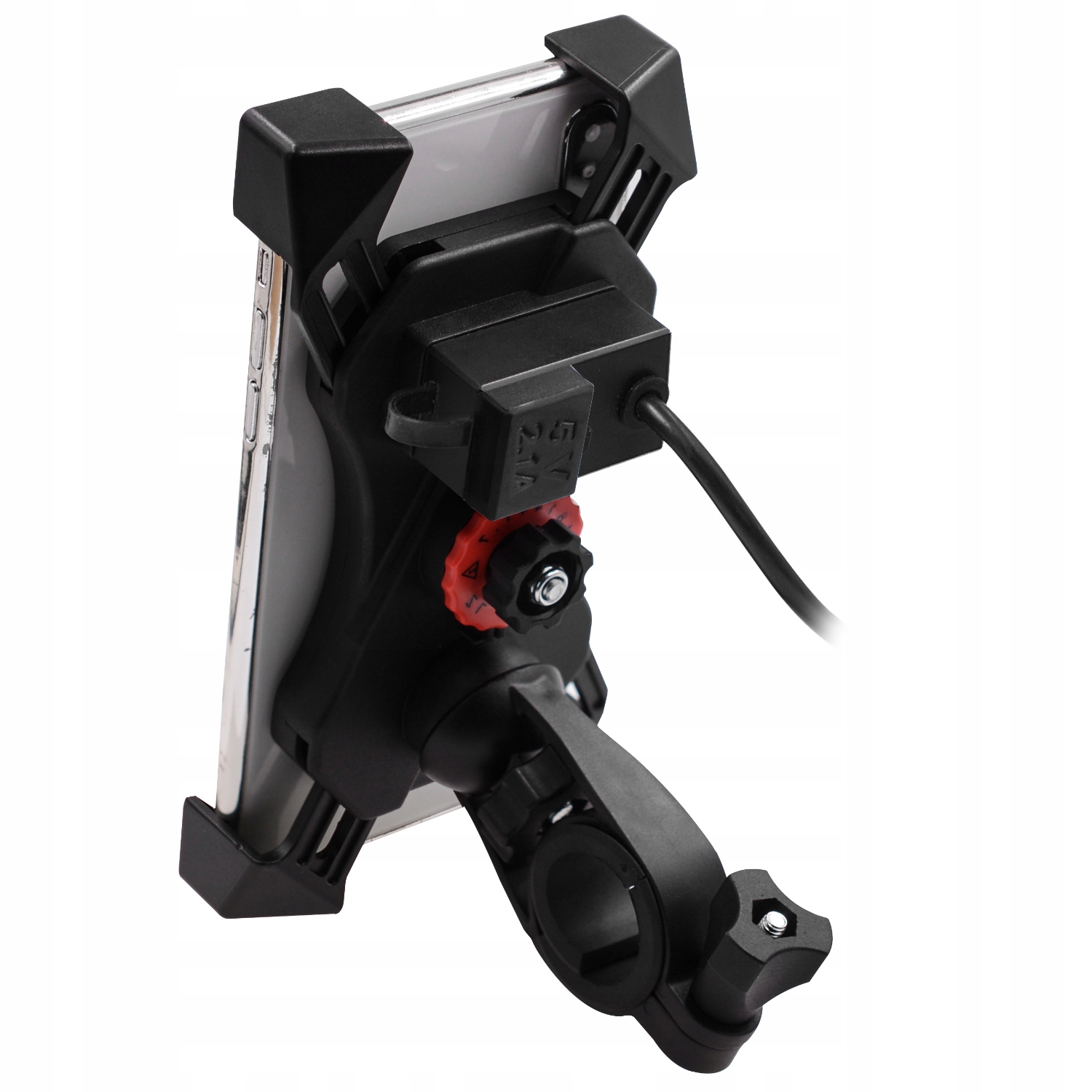 DRŽIAK NA MOTOCYKEL USB 2.1A PRE TELEFÓN