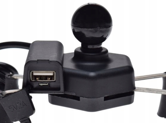 DRŽIAK TELEFÓNU S UZÁVEROM ZRCADLA USB ATV UTV