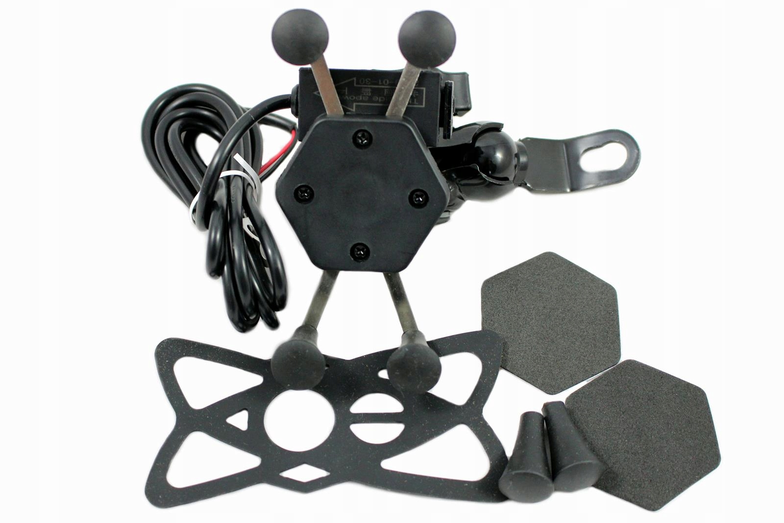Držiak USB TELEFÓNU X-GRIP GPS motocyklové zrkadlo