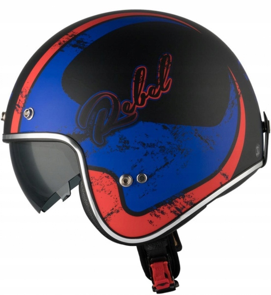 VEMAR PRILBA CHOPPER REBEL MODRÁ VEĽKOSŤ XL
