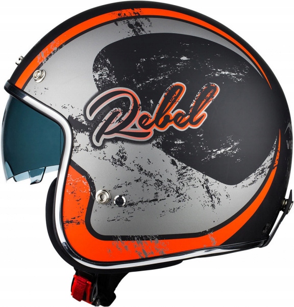VEMAR PRILBA CHOPPER REBEL ORANŽOVÁ VEĽKOSŤ XL