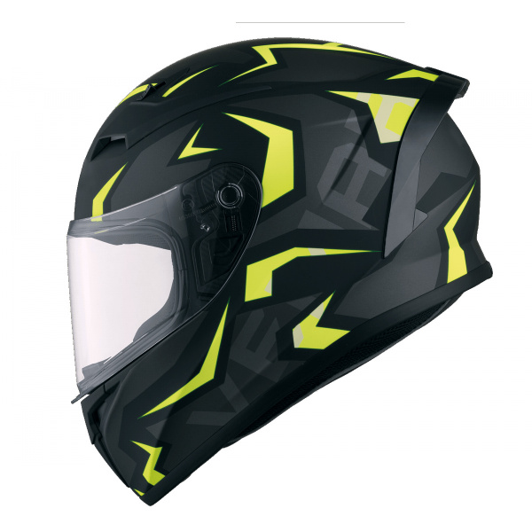 VEMAR KASK GHIBLI WARRIOR MATNÁ ČIERNA ŽLTÁ XXL