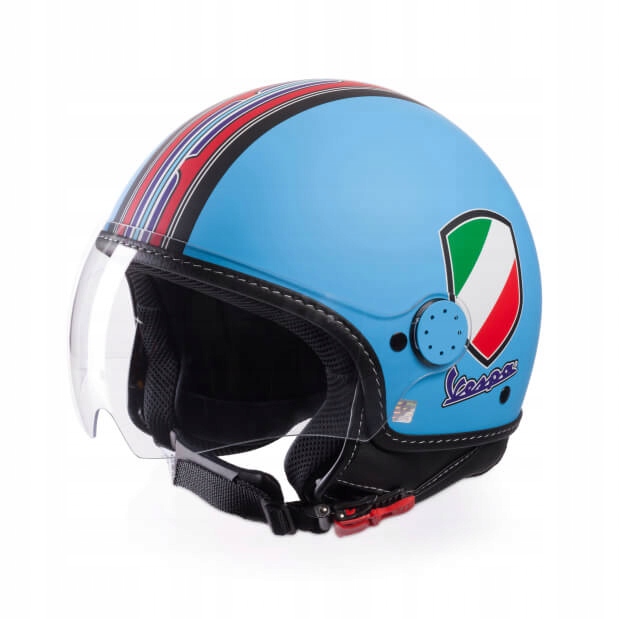 Prilba VESPA V-Stripes Open Face Unisex M Blue