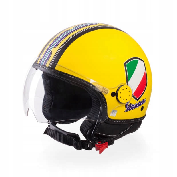 Prilba VESPA V-Stripes Open Face Unisex S Yellow