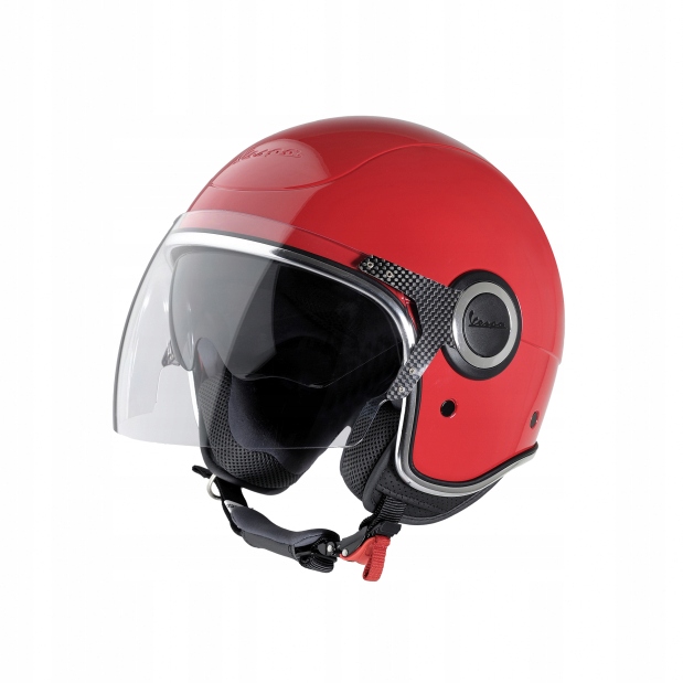 Prilba VESPA VJ so štítom Unisex Red XS