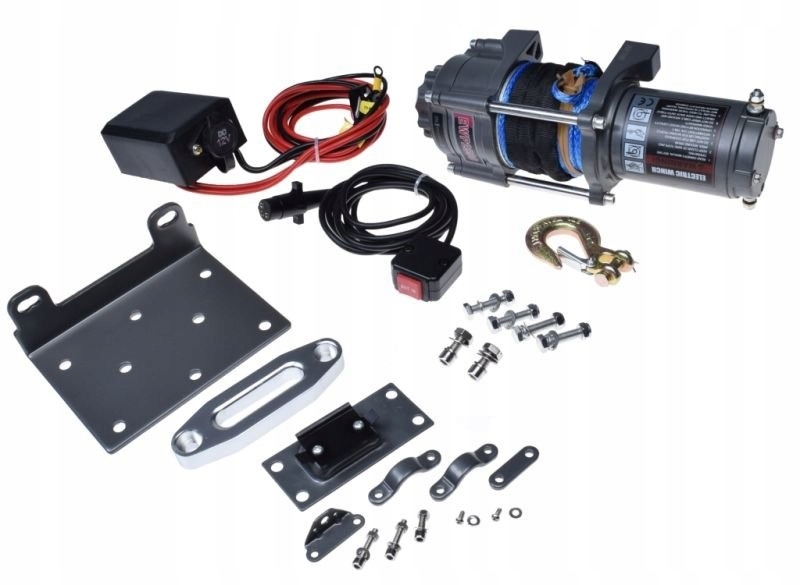 ATV NAVIJÁK 2500/1134 lbs / kg 12V KÁBLOVÉ SYNTETÉNY