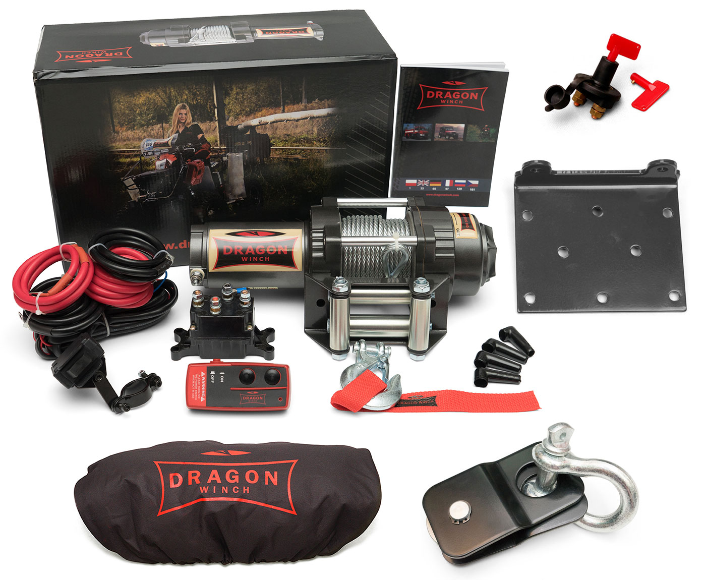 Navijak DRAGON DWH3500HD KAWASAKI BRUTE FORCE