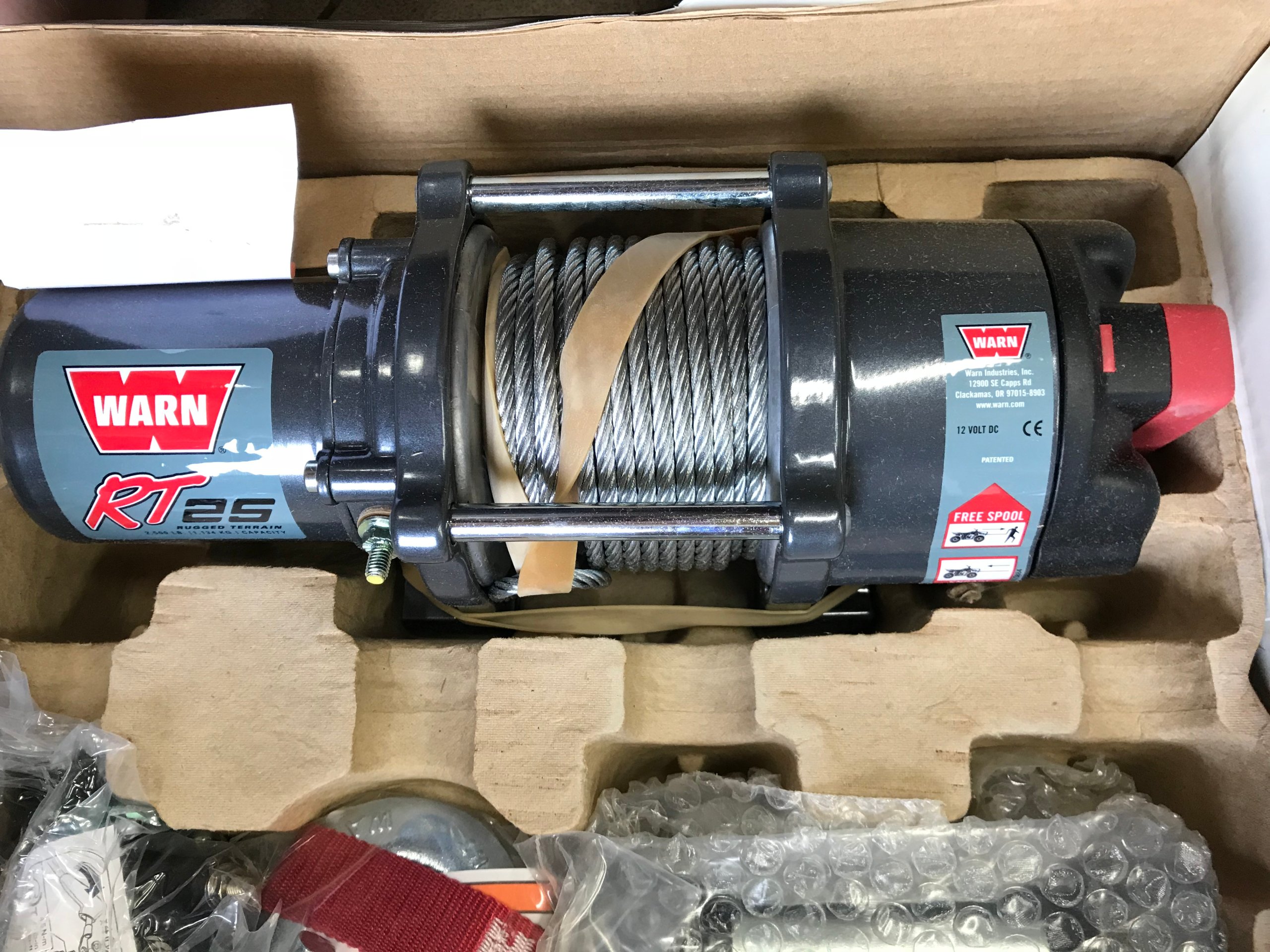 WARN RT 25 2500 WINCH ako super grizzly navijak