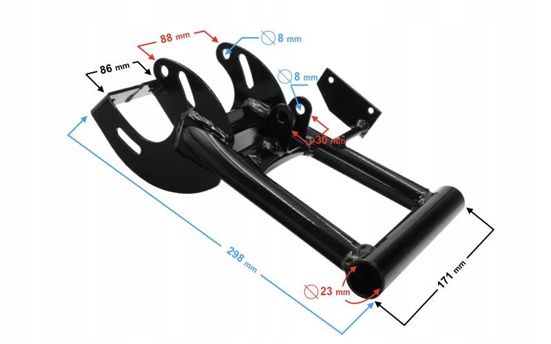 Zadné priečne rameno pre ATV 500G