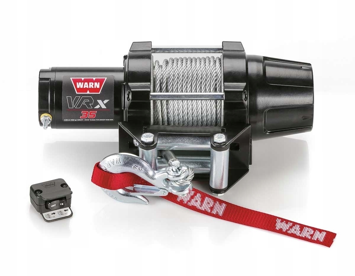 UPOZORNENIE Navijak VRX 35, oceľ 3 588 libier, 1588 kg