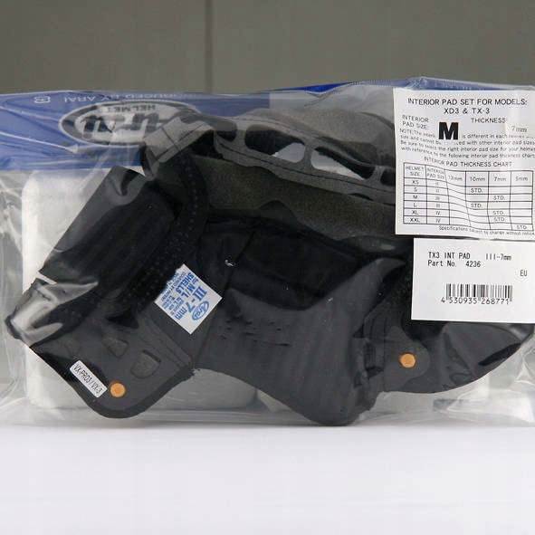 Arai vložka pre prilbu VX3 / Tour-X 3 S-XS 10 mm