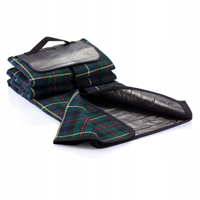 Deka na piknik XD Tartan čierna
