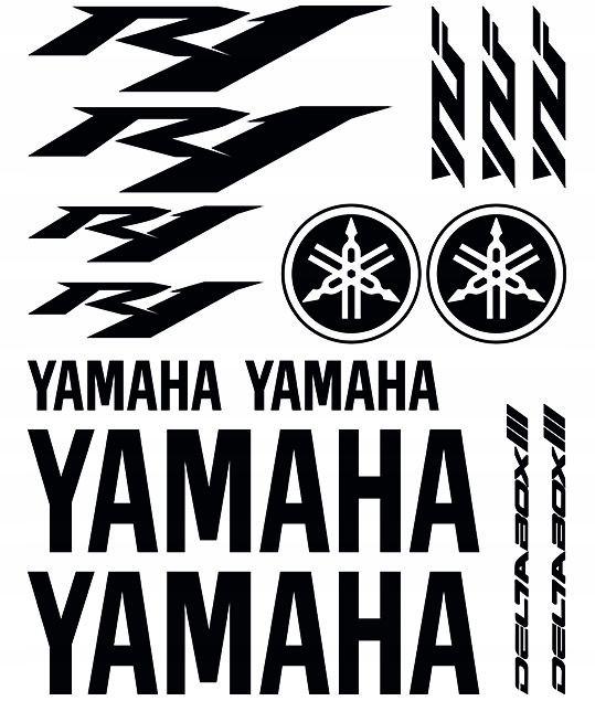 YAMAHA R1 _ sada nálepiek XL _ FARBY