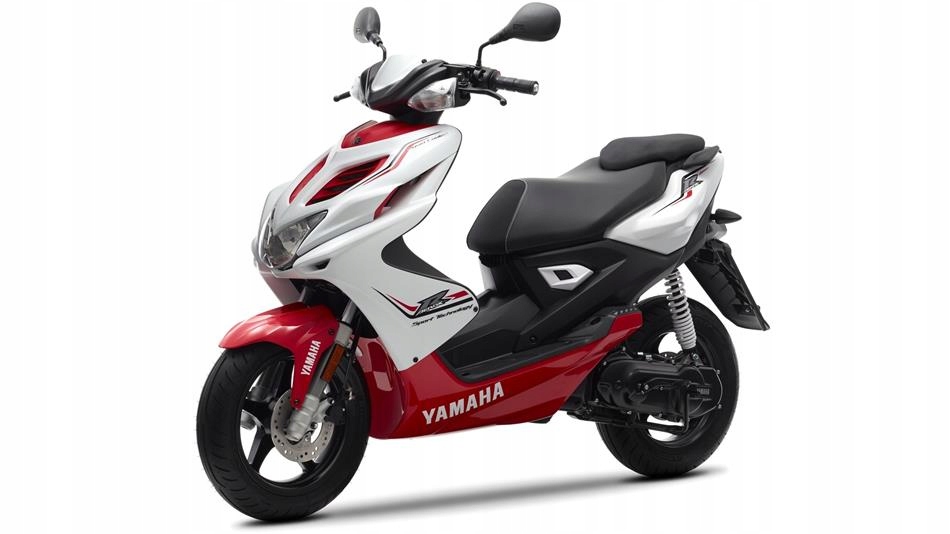 Yamaha Aerox 2014-2017 obtisky dyha biela a červená