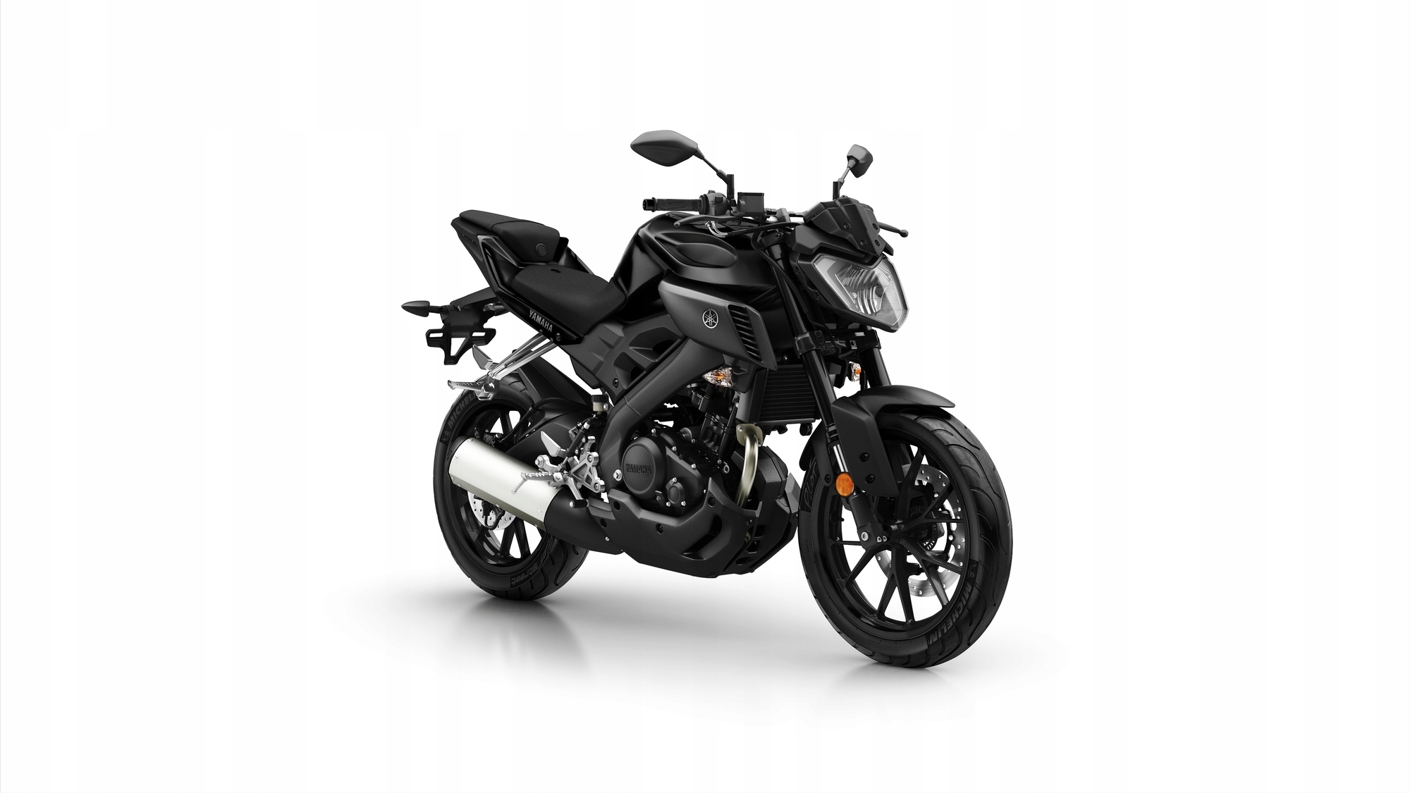 Samolepky Yamaha MT 125, sada dýh BLACK TECH